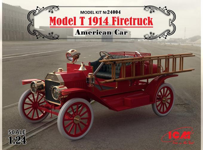 Сборная модель Model T 1914 Firetruck, Американский пожарный автомобиль