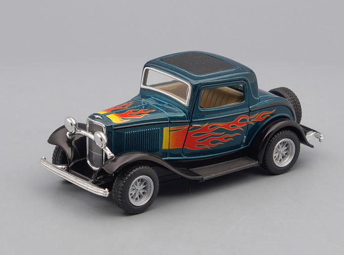 FORD 3-Window Coupe Fire (1932), green metallic