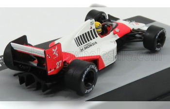 McLAREN F1 Mp4/5b N27 Ayrton Senna British Gp (1990) World Champion, White Red