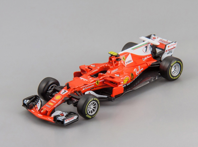 FERRARI SF70-H "Scuderia Ferrari" #7 K.Raikkonen Formula 1 (2017), red