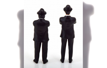 FIGURES Set 2x Jake And Elwood, Black White