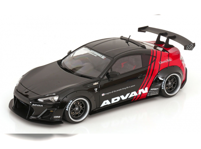 TOYOTA GT 86 LB Works Version 1, ADVAN, black red