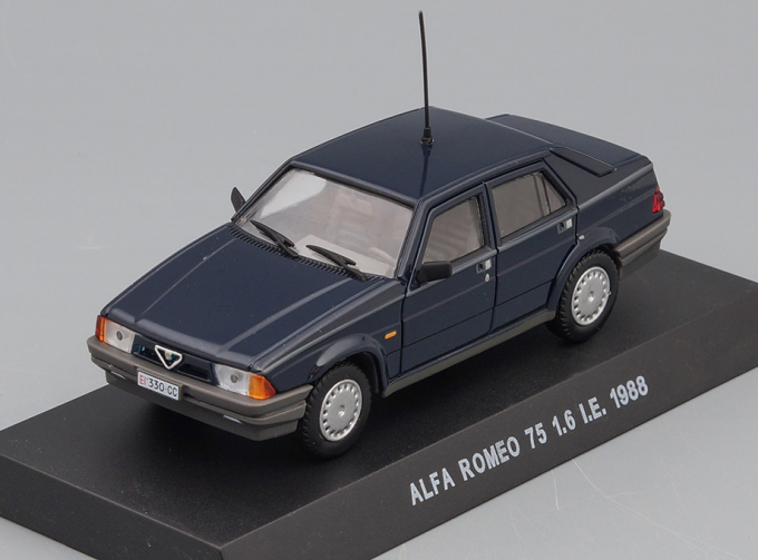 ALFA ROMEO 75 1.6 I.E. (1988), dark blue