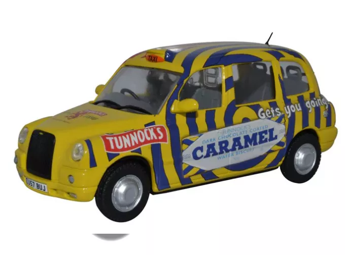 LTI TX4 Taxi Tunnocks , yellow