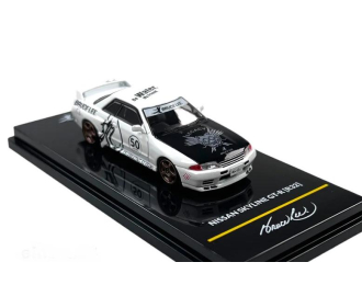 NISSAN Skyline Gt-r (r32) Coupe (1991) - Be Water, My Friend - Celebrating 50 Years Bruce Lee, White Black