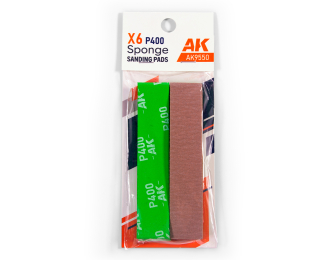 Губка с зернистостью P400 (6 шт.) / Sponge P400 Grit (6 Units)