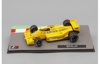 LOTUS F1 99t Honda Elf N11 Season (1987) Satoru Nakajima, Yellow