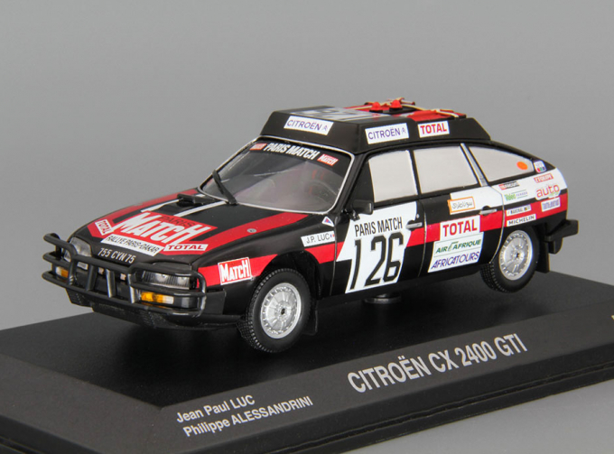 (Уценка!) CITROEN CX 2400 GTI #126 Dakar Luc - Alessandri (1981), black