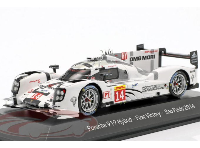 PORSCHE 919 Hybrid №14 First Victory 6h Sao Paulo Romain Dumas, Neel Jani, Marc Lieb (2014)