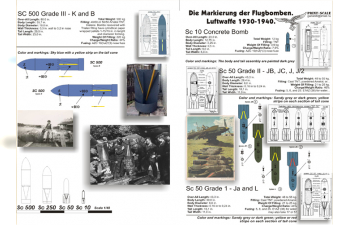 Декаль Die Markierung der Flugbomben.Luftwaffe 1930-1940Wet decal