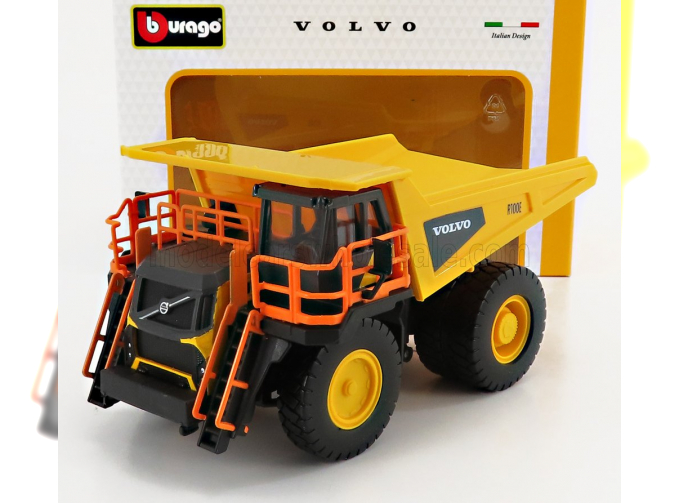 VOLVO R1000e Cassone Ribaltabile Cava Mineraria - Mining Truck (2013), Yellow Grey