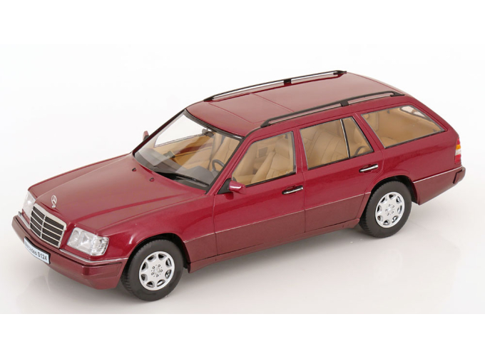 MERCEDES BENZ E-class (s124) T-model Sw Station Wagon (1995), Almandine Red
