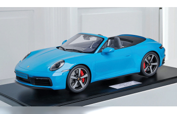 PORSCHE 911 (992) Carrera 4S Convertible (2020), lightblue