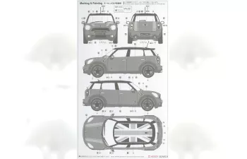 Сборная модель MINI Cooper S Countryman All4 Black Jack (2012)