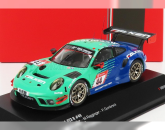 PORSCHE 911 991-2 Gt3 R Team Falken Motorsport N44 24h Nurburgring (2020) K.Bachler - S.Muller - P.Dumbreck - M.Ragginger, Light Green Blue