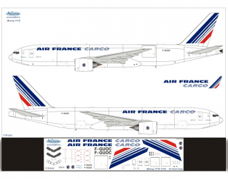 Декаль на самолет боенг 777-200 (Ar Frnce CARGO)