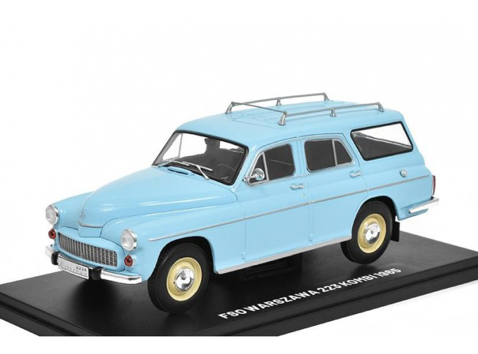 FSO WARSZAWA 223 Kombi Sw Station Wagon (1965) , Light Blue