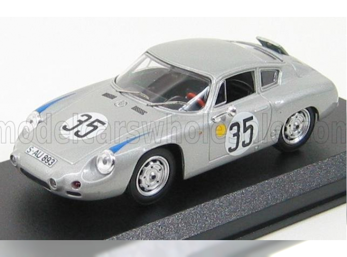 PORSCHE 1600gs Abarth N 35 Le Mans 1962 Buchet - Schiller, Silver