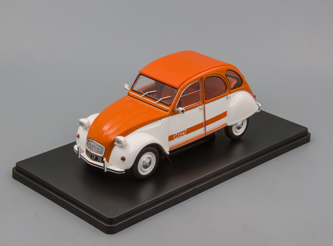 CITROEN 2cv Spot (1976), White Orange