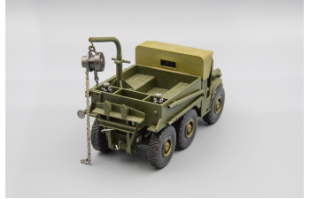 тягач Laffly S45 c прицепом Titan и танком Char D2