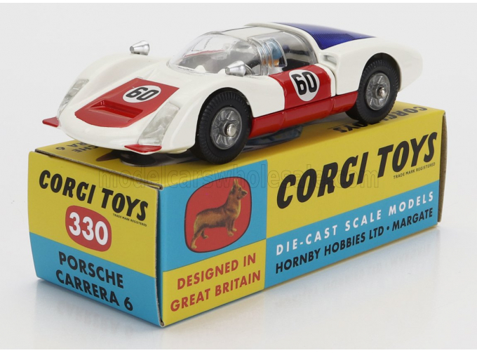 PORSCHE 906 Carrera 6 N60 Coupe (1966), White Red