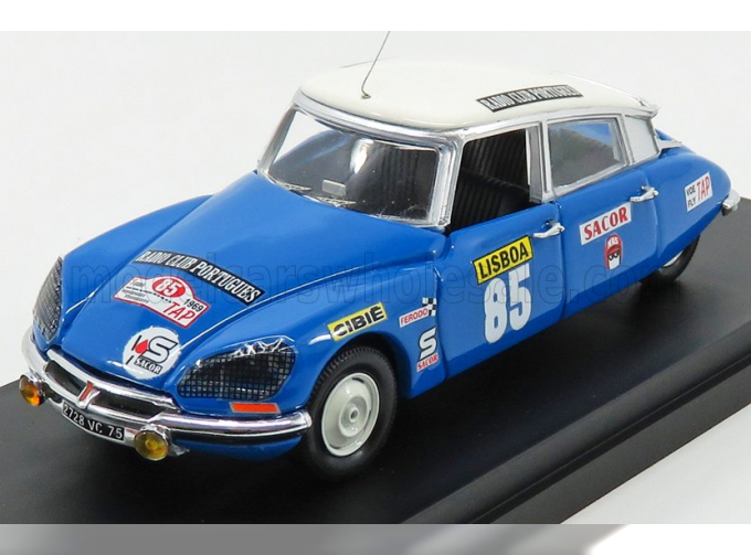 CITROEN Ds21 N 85 Winner Rally Portugal (1969) Romaozinho - Jocames, Blue White