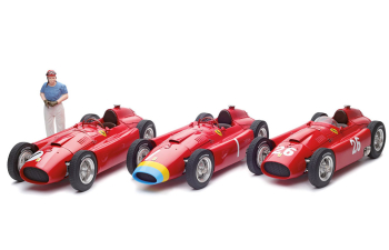 FERRARI D50 Lucky set 2018 with 3 modelcars, Fangio (1956)