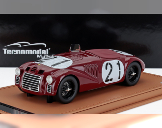 FERRARI 125s Spider №21 2nd 12h Pescara (1947) Franco Cortese, Rosso Mugello - Red