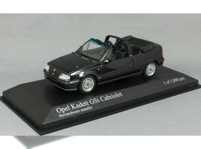 OPEL KADETT GSI CABRIOLET - 1989 - BLACK