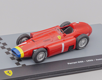 FERRARI F1 D50 №1 World Champion Season (1956) Juan Manuel Fangio, red Yellow Blue
