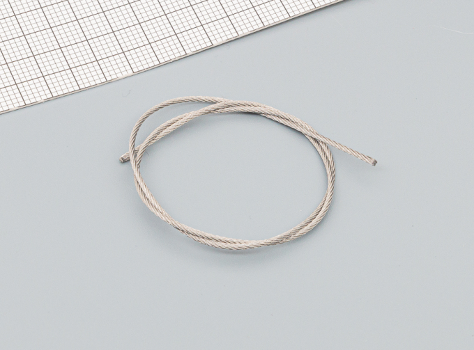 Буксирный трос для танков 54, 62, 72, 80, 90, Диаметр 1 мм, длина 250мм