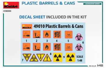 Сборная модель Plastic Barrels & Cans