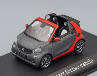 SMART ForTwo Cabriolet A453 (2015), grey met / red