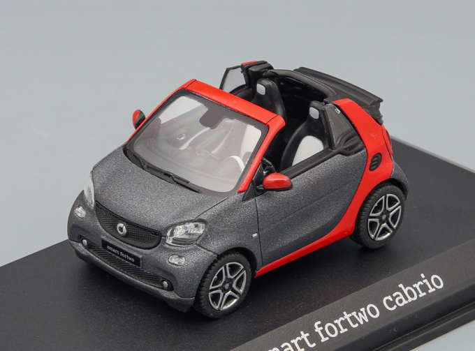 SMART ForTwo Cabriolet A453 (2015), grey met / red