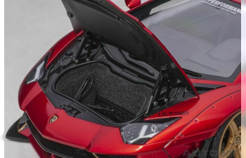 Lamborghini Aventador LB Performance (hyper red / gold accents)