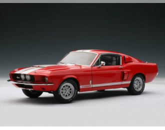 FORD Shelby Mustang GT500 (1967), red white stripes