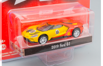 FORD GT #18 Shell Oil (2019), yellow / red