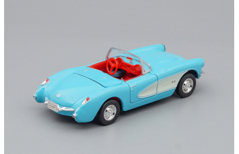 CHEVROLET Corvette Convertible (1957), blue / white