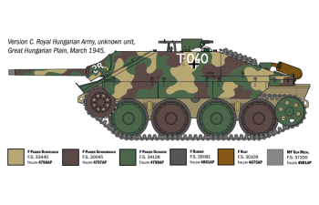 Сборная модель Jagdpanzer 38 (t) Hetzer German Army 1943