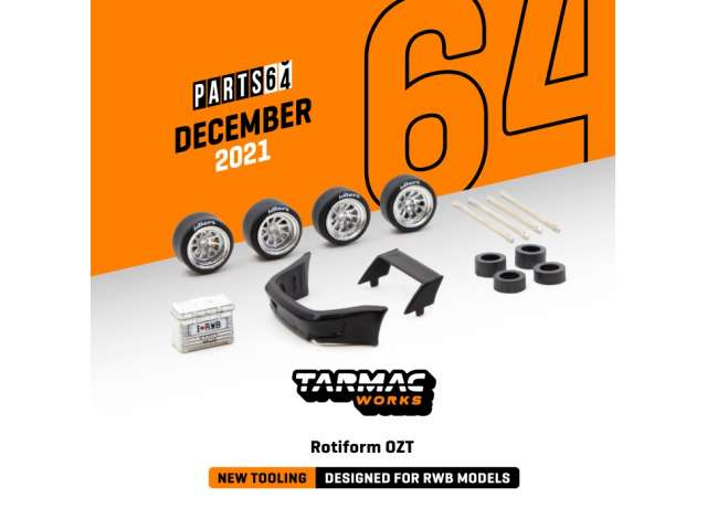 Rotiform OZT Designed for RWB Models, black/silver