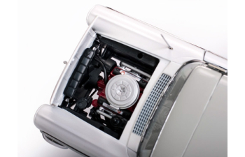 FORD Fairlane 500 Skyliner (1957), Wood Smoke Gray/Colonial White