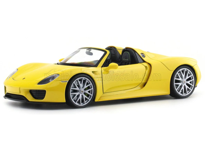 PORSCHE 918 Spyder Hard-Top Open (2015), yellow