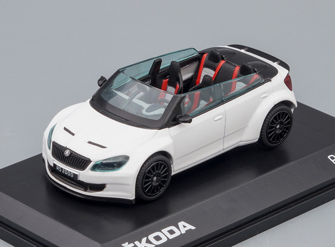 SKODA Fabia RS2000 Concept Car 2011, белый