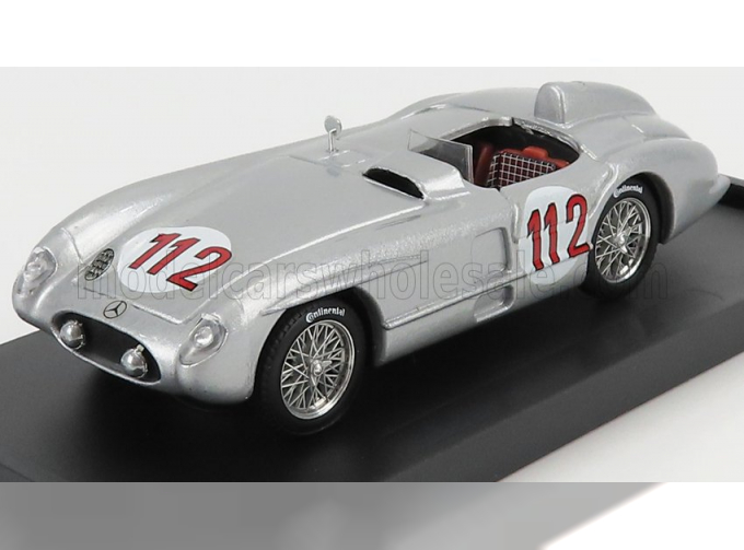 MERCEDES BENZ 300 Slr Roadster N 112 Targa Florio 1955 Jan Manuel Fangio, Silver