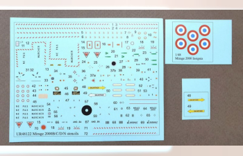 Декаль для Mirage 2000C stencils