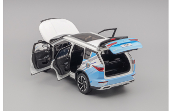 MITSUBISHI Outlander (2023), white / light blue