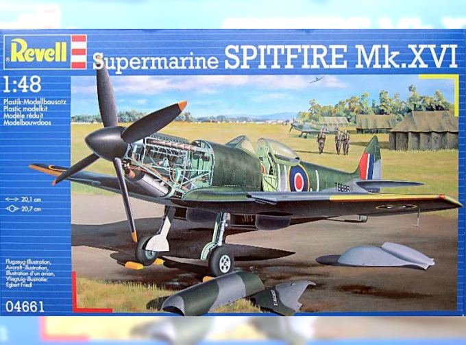 Сборная модель Британский истребитель Supermarine Spitfire MK.XVI