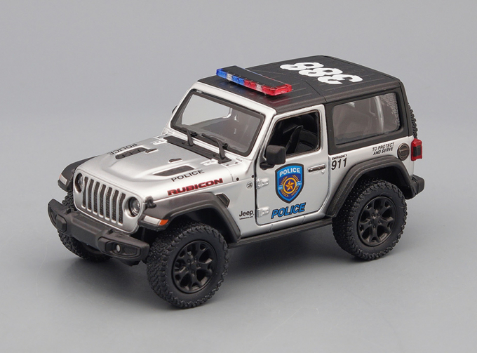 JEEP Wrangler Police (2018), silver / black