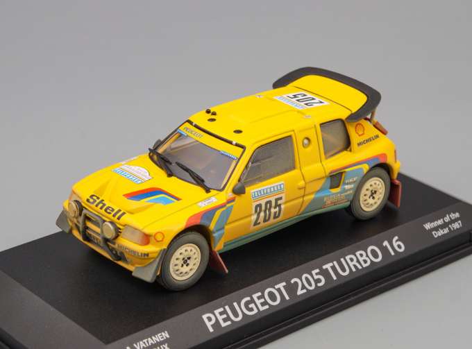 PEUGEOT 205 Turbo 16, yellow