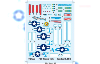 Сборная модель P-51B "Mustang" Fighter